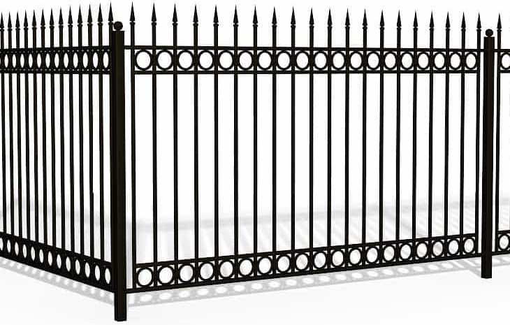 изготовление металлических секционных заборов на заказ
